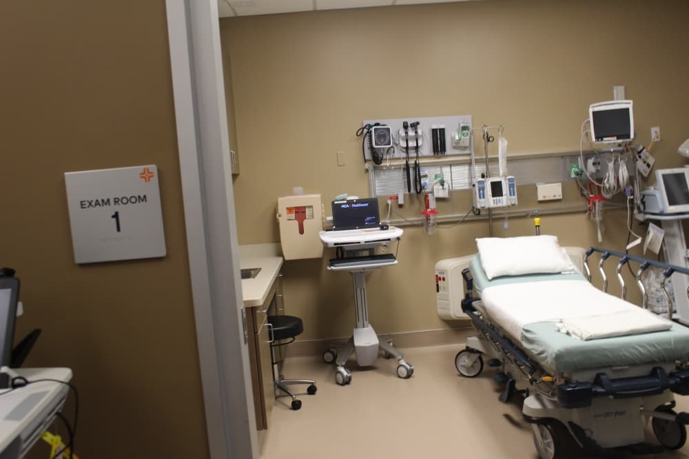 HCA Houston ER opened on July 25 in Creekside serving The Woodlands and Tomball. It will be open for patients July 26. (Kayli Thompson/Community Impact Newspaper)