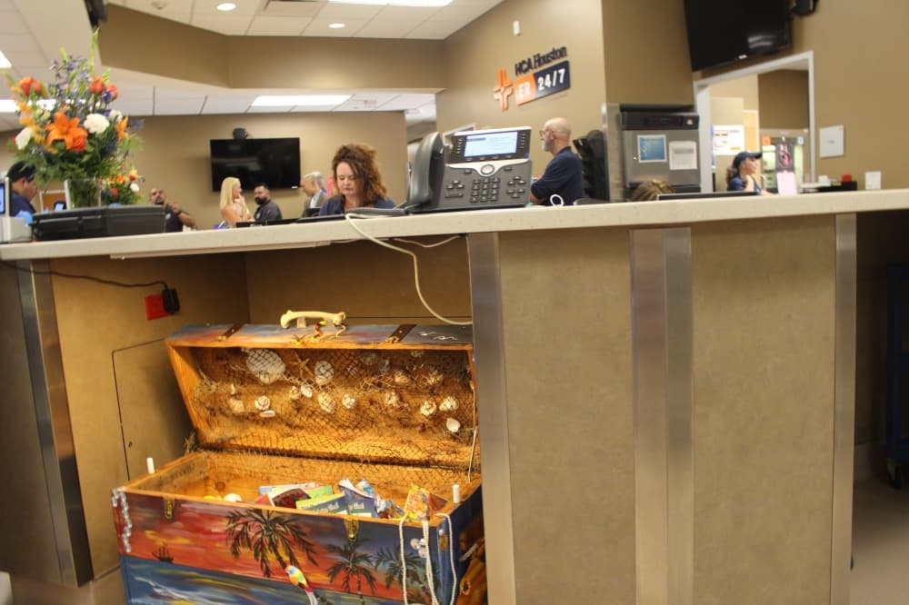 HCA Houston ER opened on July 25 in Creekside serving The Woodlands and Tomball. It will be open for patients July 26. (Kayli Thompson/Community Impact Newspaper)