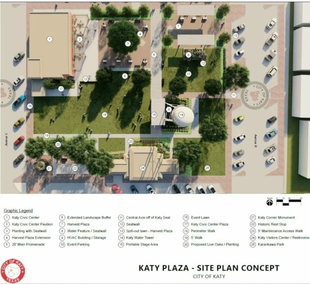 City to begin Phase 4 improvements for Katy Downtown Plaza