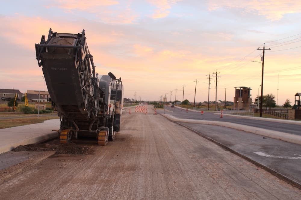 Klein Road pavement repairs begin in New Braunfels