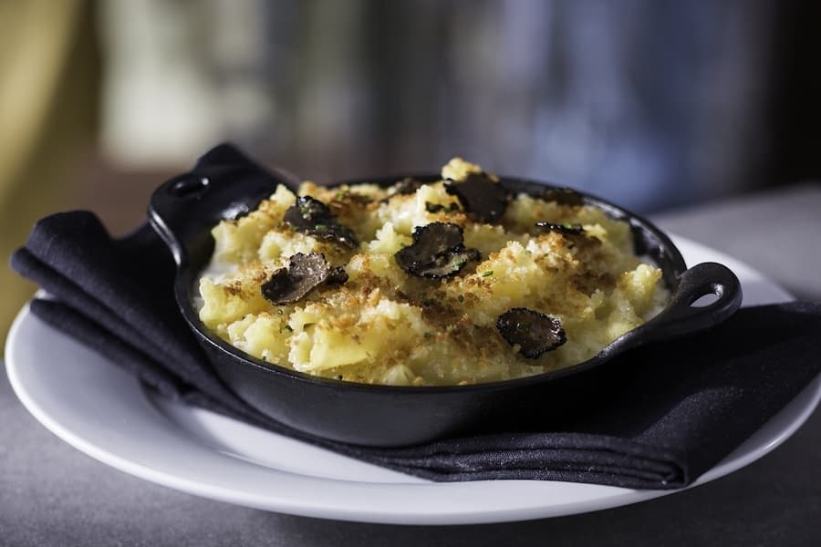 Truffled macaroni and cheese.