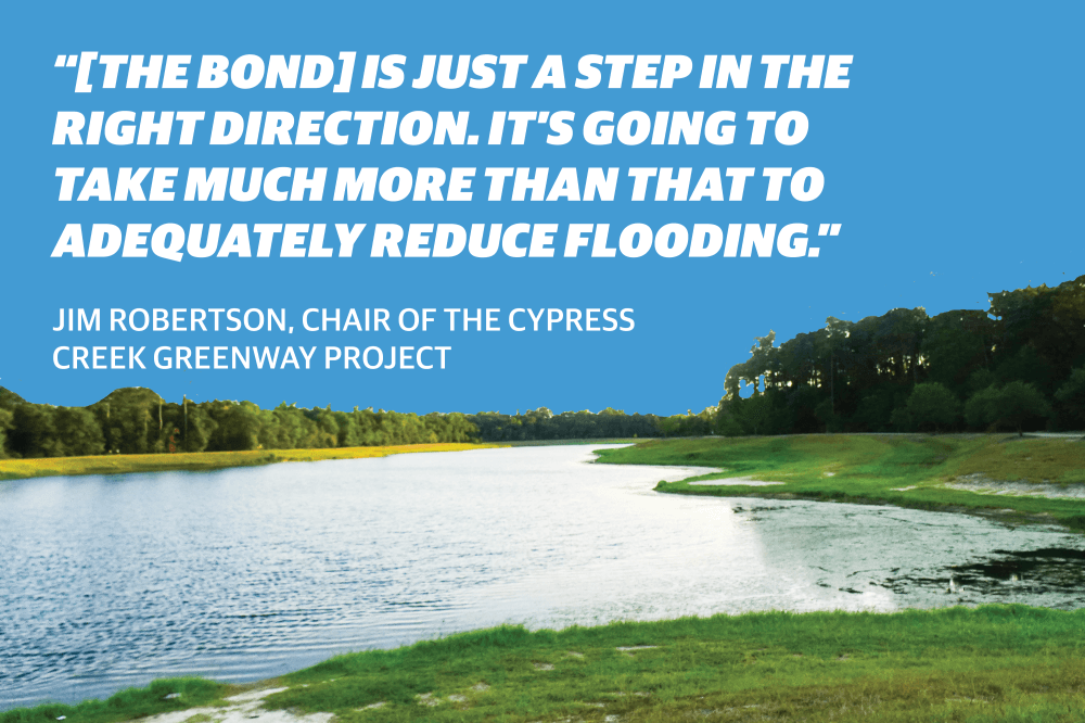 Flood mitigation efforts in Cy-Fair continue 5 years after Hurricane Harvey