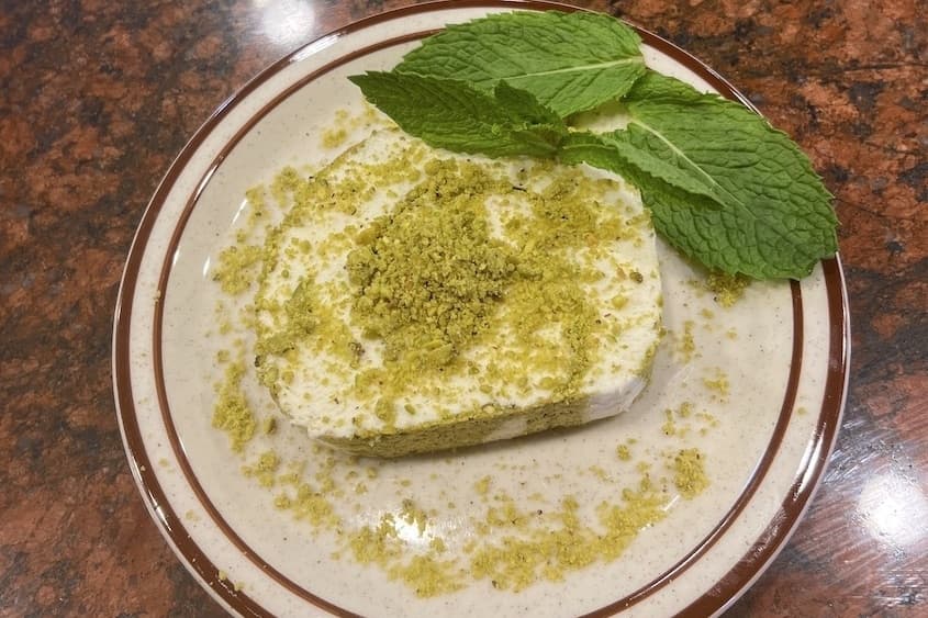 Pistachio gelato ($8): creamy gelato with pistachio (Zacharia Washington/Community Impact Newspaper) 