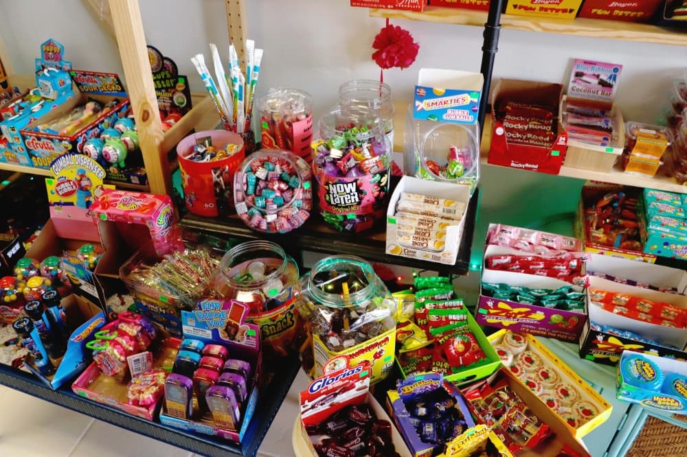 Candies available at Stan's Pop Shop range from trendy to nostalgic. (Ilana Williams/Community Impact Newspaper)