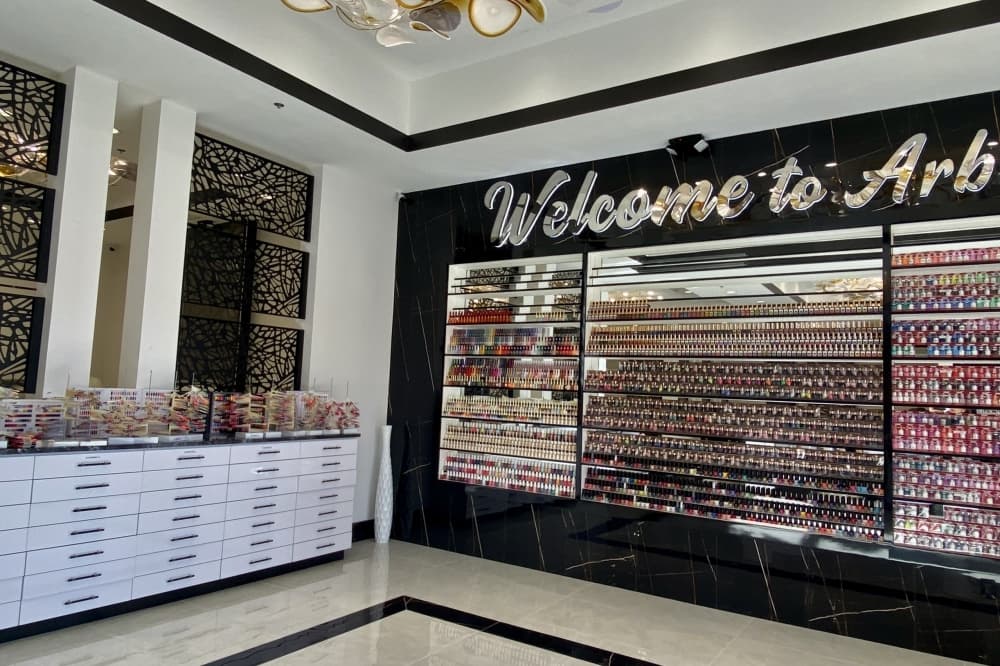 Inside of a salon