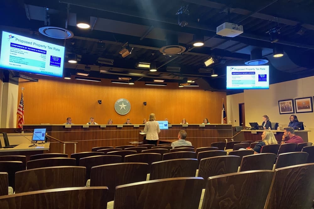 Round Rock City Council proposes property tax rate, sets public hearing for Aug. 25