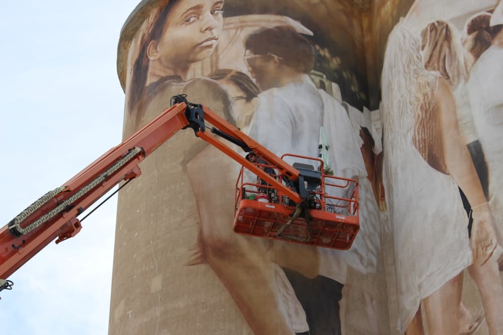 McKinney’s Silo Mural Project nears completion