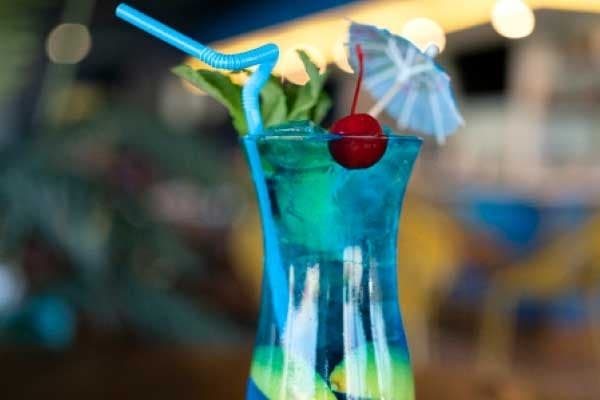 Kokomo’s original blue raspberry Koko-Rita ($7.95-$12.95) contains agave tequila and Triple Sec. (Photos courtesy Belinda Sipp)