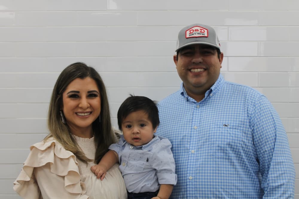 From left: Kristie, Dax and Alec Ramirez are the family behind Royalty Meat Co. (Renee Farmer/Community Impact Newspaper)