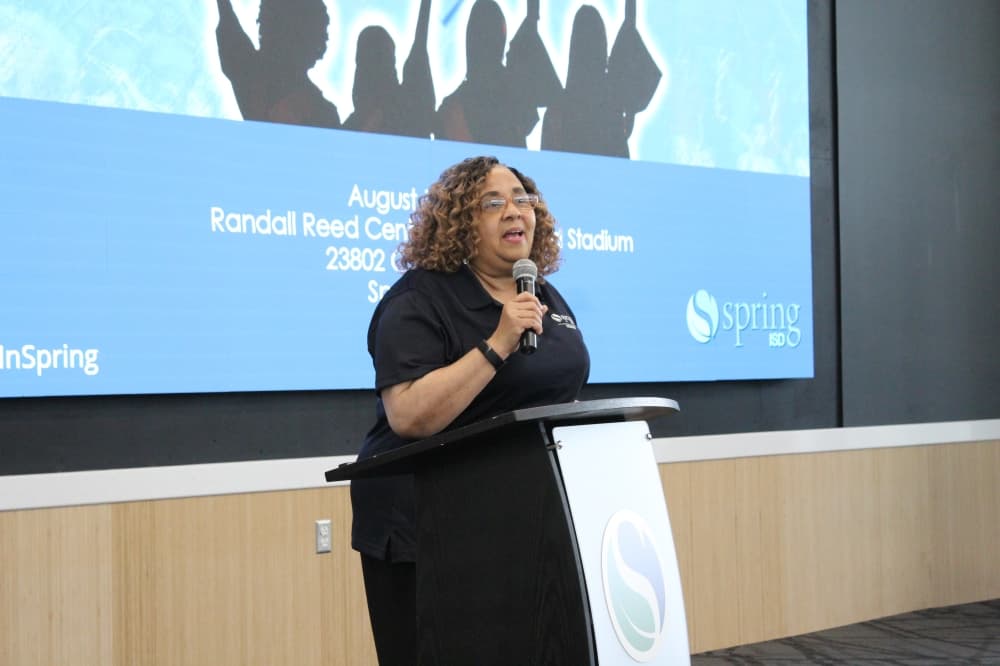 Spring ISD board President Justine Durant will run unopposed in the Nov. 8 election. (Emily Lincke/Community Impact Newspaper)