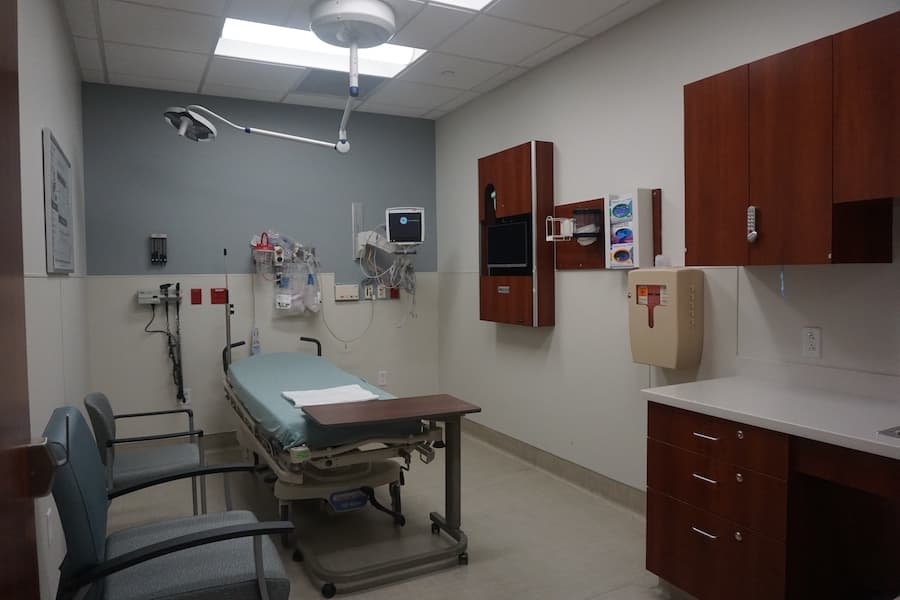 Treatment rooms in the expanded department are now all private. (Mikah Boyd/Community Impact Newspaper)