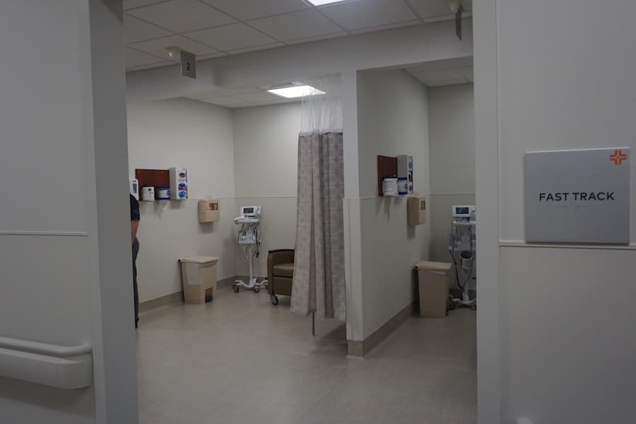 Part of the renovations was the expansion of the emergency department's fast track area. (Mikah Boyd/Community Impact Newspaper)