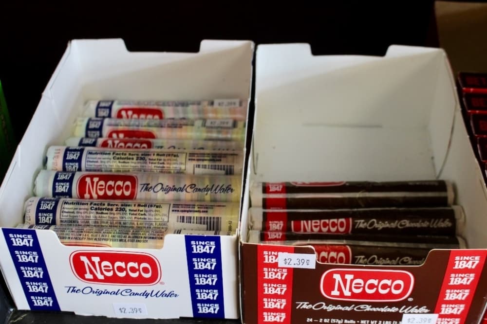 Necco wafers are a popular selection by customers, Mims said. (Jishnu Nair/Community Impact Newspaper)