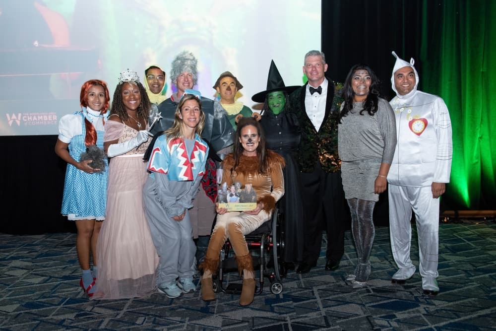 Each year, the Chairman’s Ball includes an option for formal dress or costumes for attendees. (Courtesy Tara Flannery Photography)