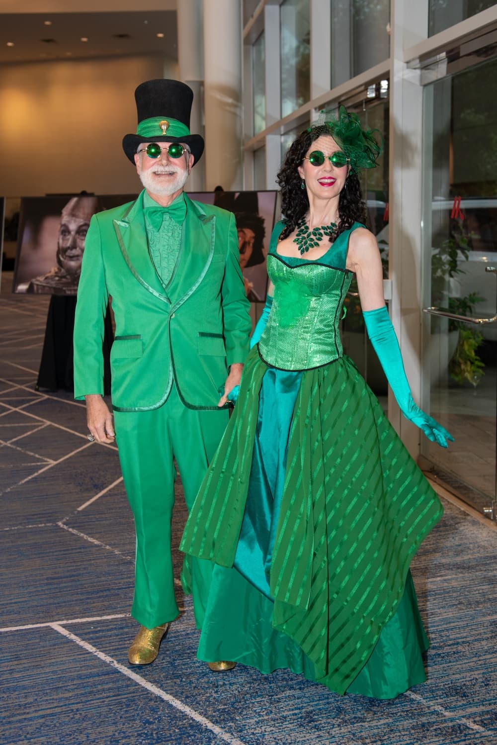 The Chairman's Ball event at The Woodlands Waterway Marriott Hotel & Convention Center had an Emerald City theme. (Courtesy Tara Flannery Photography)