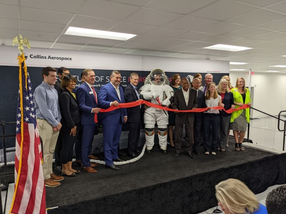 Collins Aerospace opens new facility, debuts next-gen spacesuit