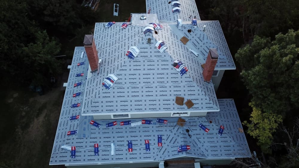 SLM General Contractors and Roofing helped this home with roof repairs. (Courtesy SLM General Contractors & Roofing)