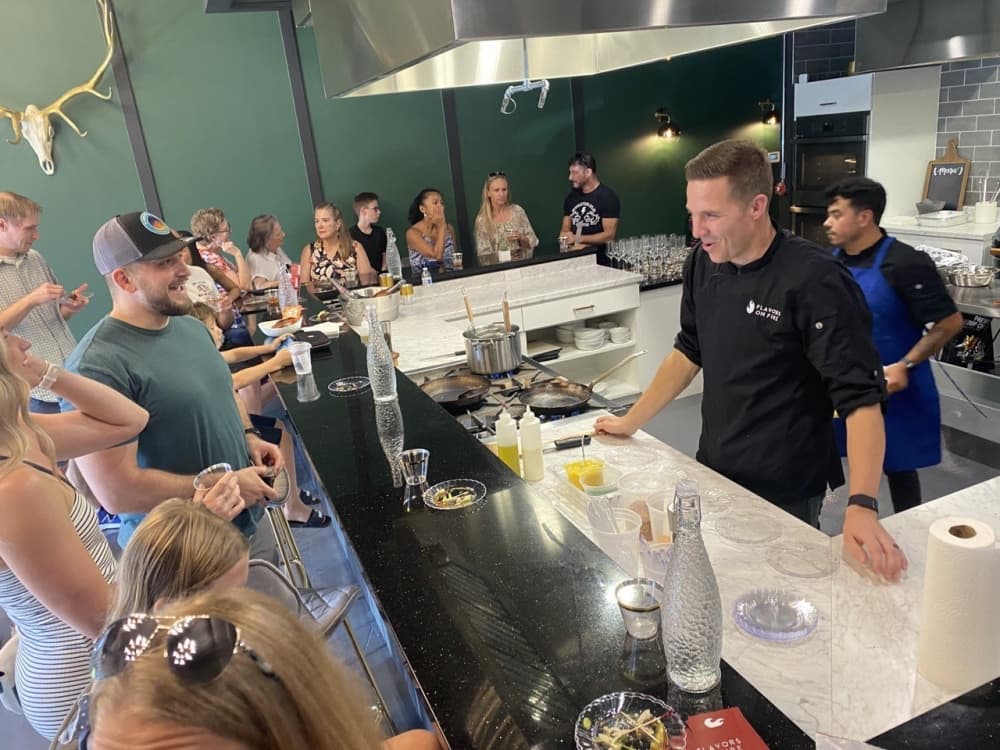 Cooking studio Flavors on Fire now open in Katy
