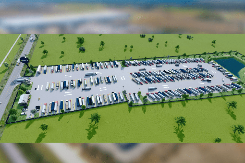Riggy's West 10 semitrailer parking station will bring flagship stop to Katy, Brookshire