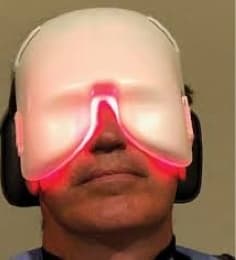 The LLLT red mask is a mega warm compress. The light penetrates deeply to warm the oils, but it is not hot on the skin. It takes 15 minutes for one treatment.  