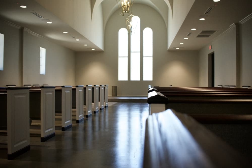 Weddings are held in the chapel at Montclair. 