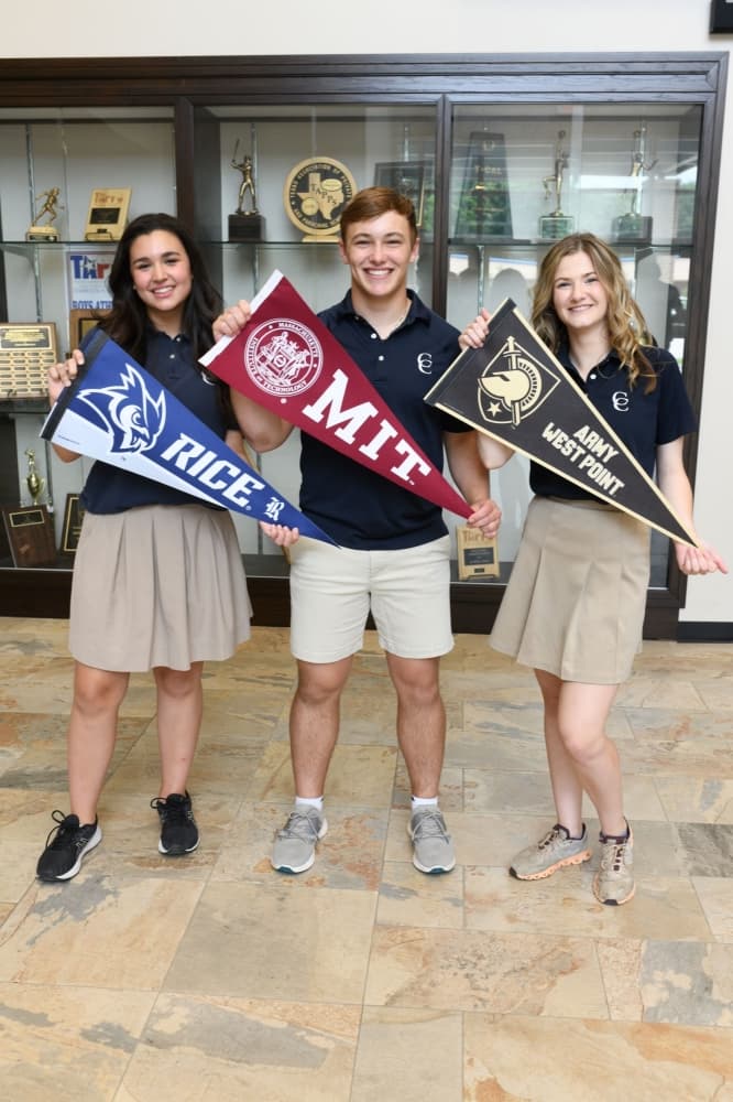 The class of 2022 received more than $7.5 million in merit-based scholarships for 63 seniors who were accepted into prestigious college programs such as Massachusetts Institute of Technology, Rice University, the United States Military Academy at West Point, Baylor University and Texas A&M University.