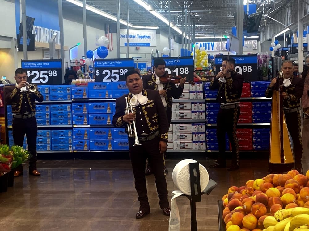 Richardson’s Walmart Neighborhood Market reopened Sept. 9 at 1501 Buckingham Road with a special grand opening celebration. (Jackson King/Community Impact Newspaper)