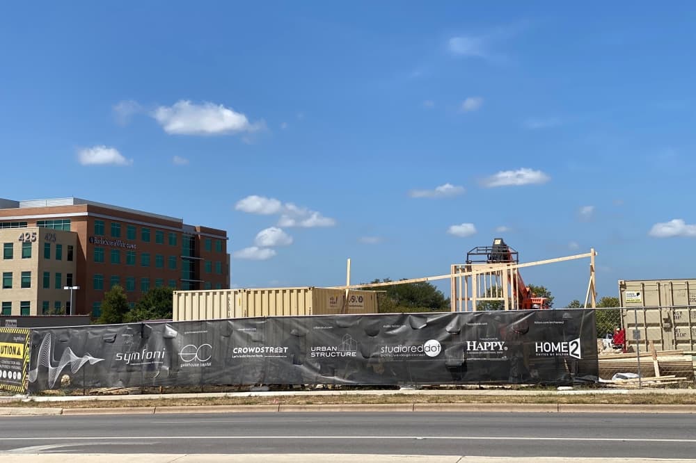 Second Home2 Suites by Hilton location under construction in Round Rock