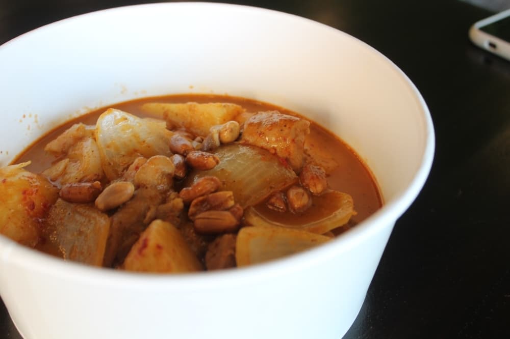 Chicken Massaman Curry.