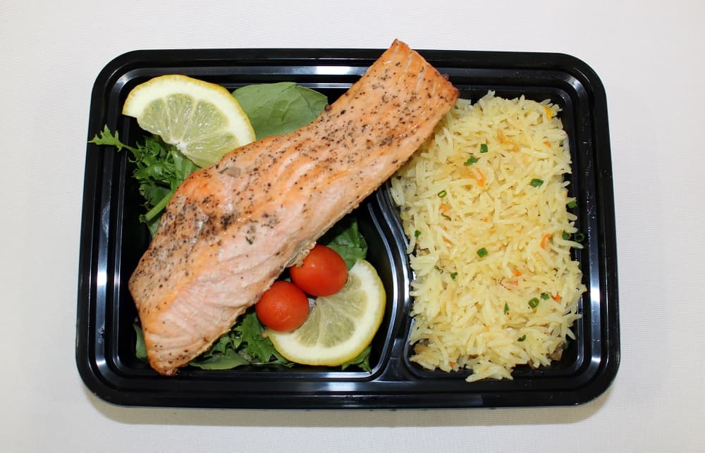 The lunch special salmon.