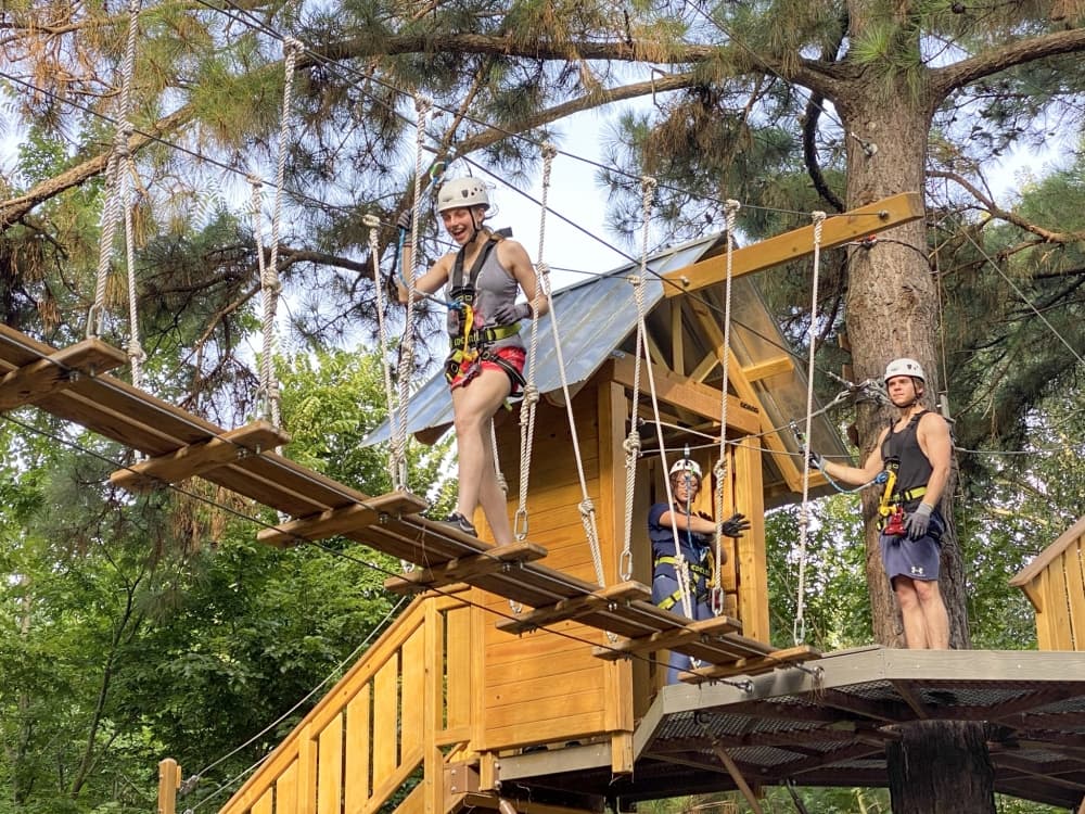 Geronimo Adventure Park boasts zip lining, ax throwing, rock climbing in Spring