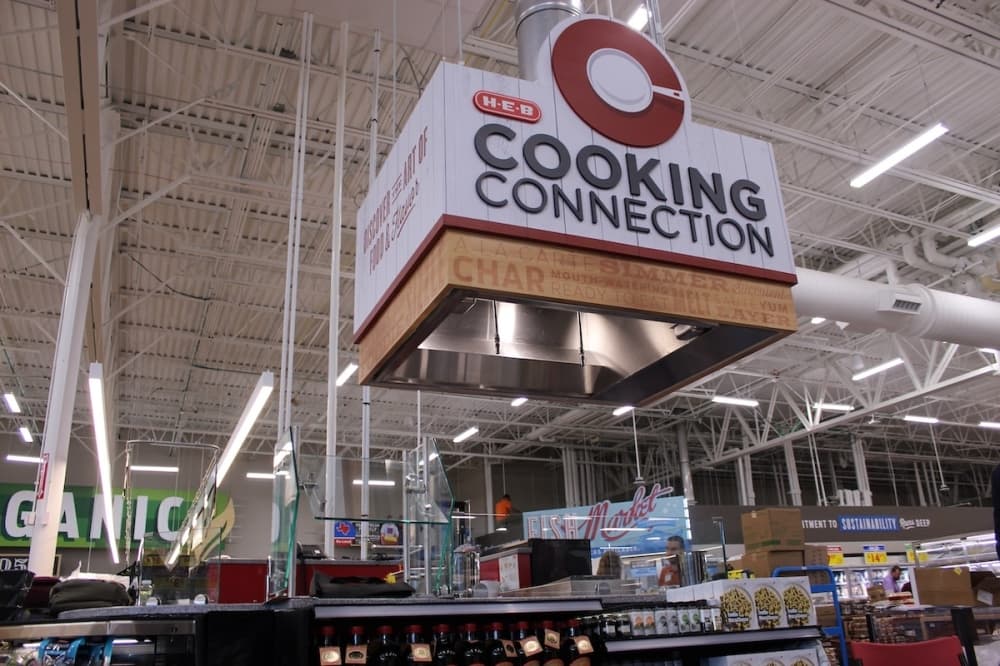 Every day the Cooking Connections team will showcase quick and nutritious meal options. (Colby Farr/Community Impact Newspaper)