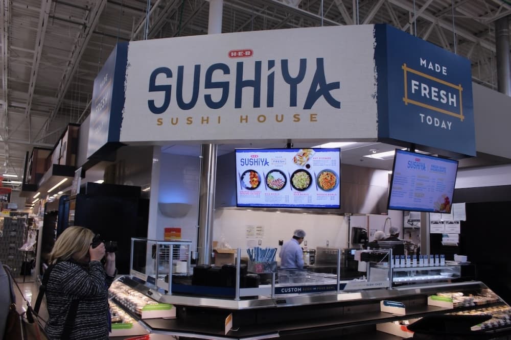 The H-E-B store in Frisco will feature four signature sushi rolls specific to this store. (Colby Farr/Community Impact Newspaper)