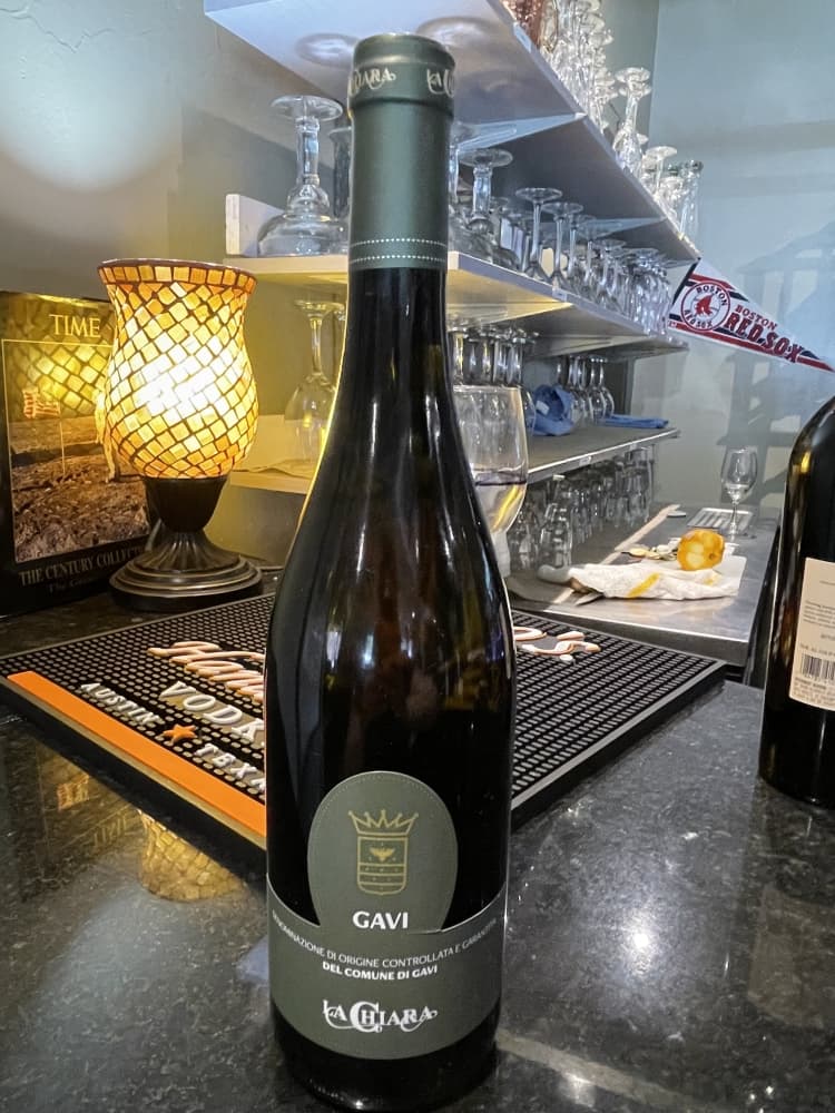 Tony & Luigi's has a line of Italian wines exclusive to the restaurant. (Taylor Cripe/Community Impact Newspaper)