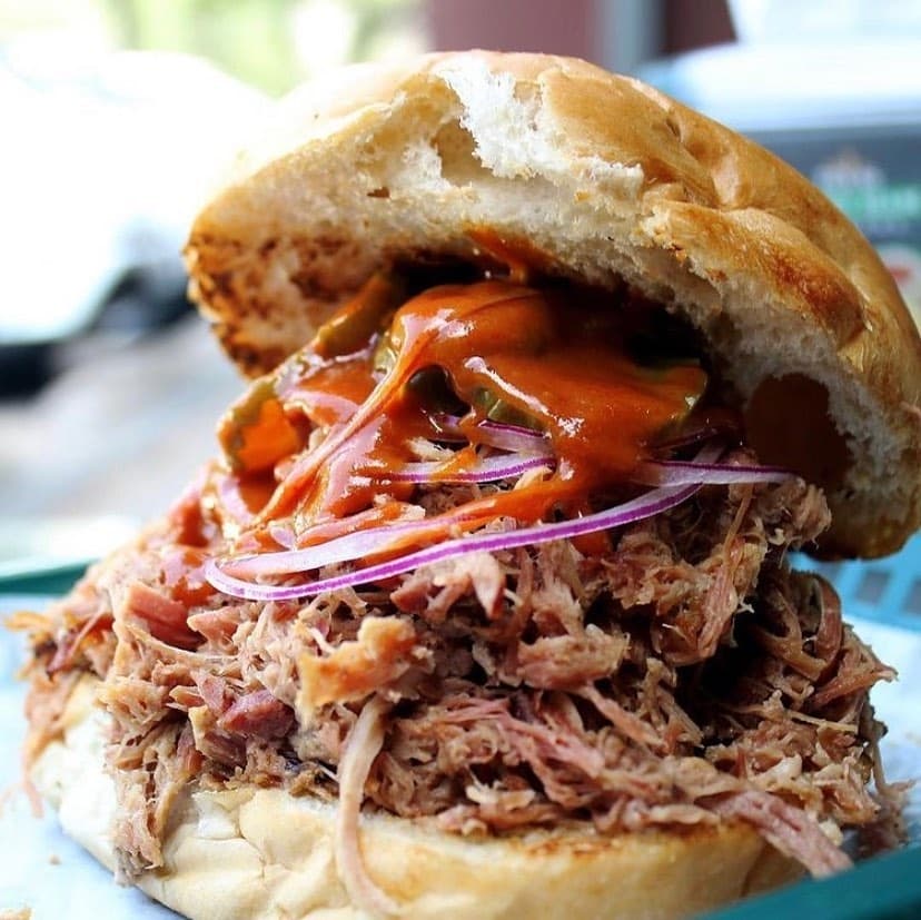 pulled pork sandwich
