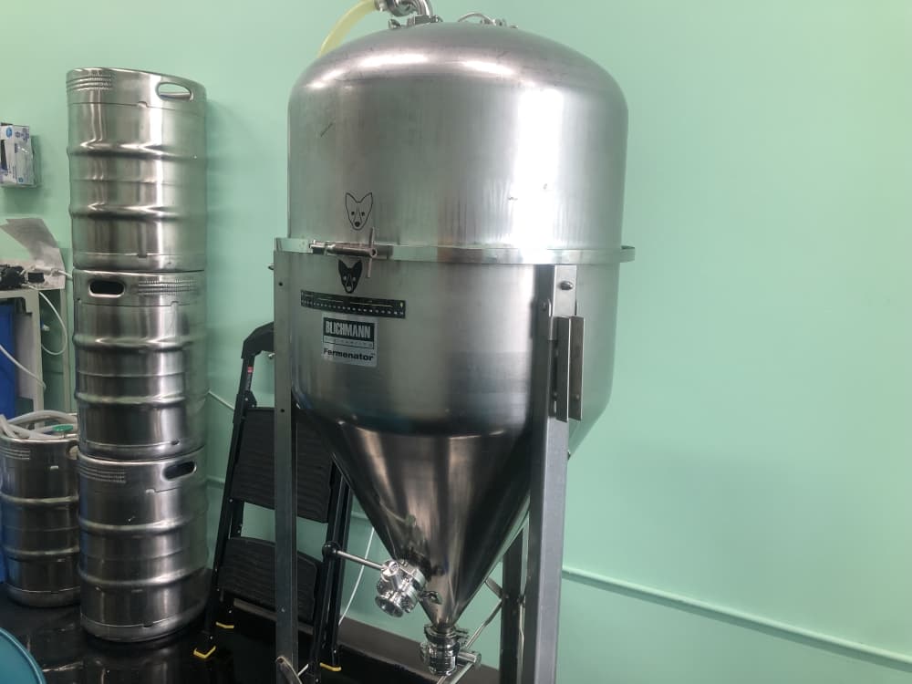 The Blichmann Fermentator brews Melissa Mendez' favorite type of beer, a pilsner.