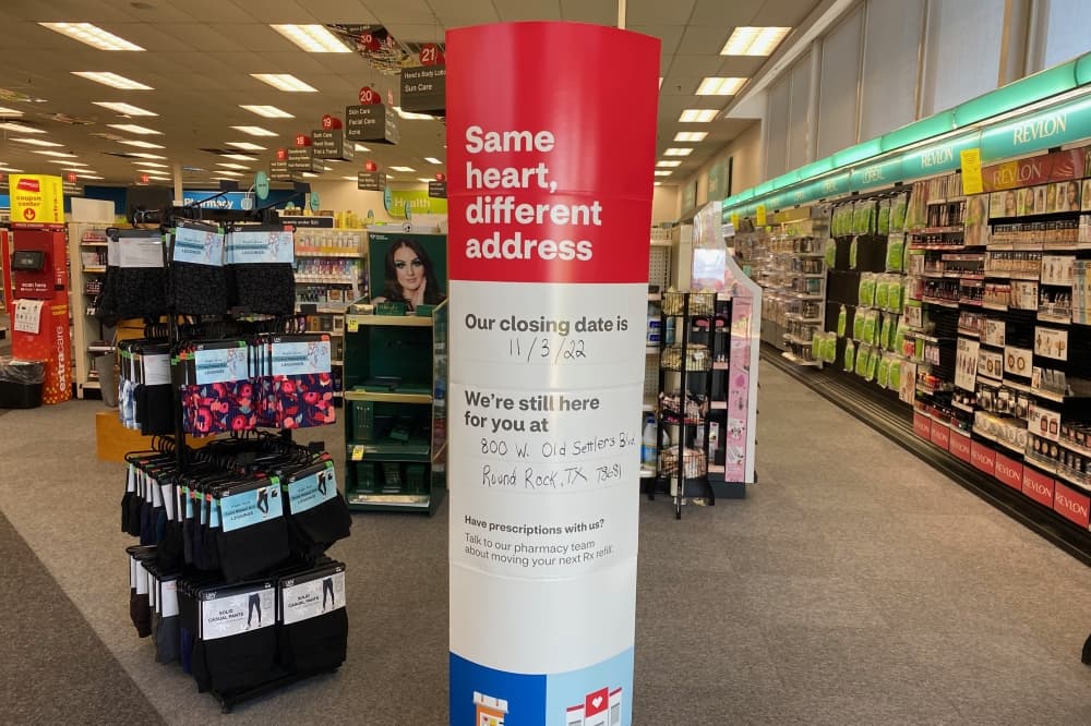 Round Rock CVS location to close in November