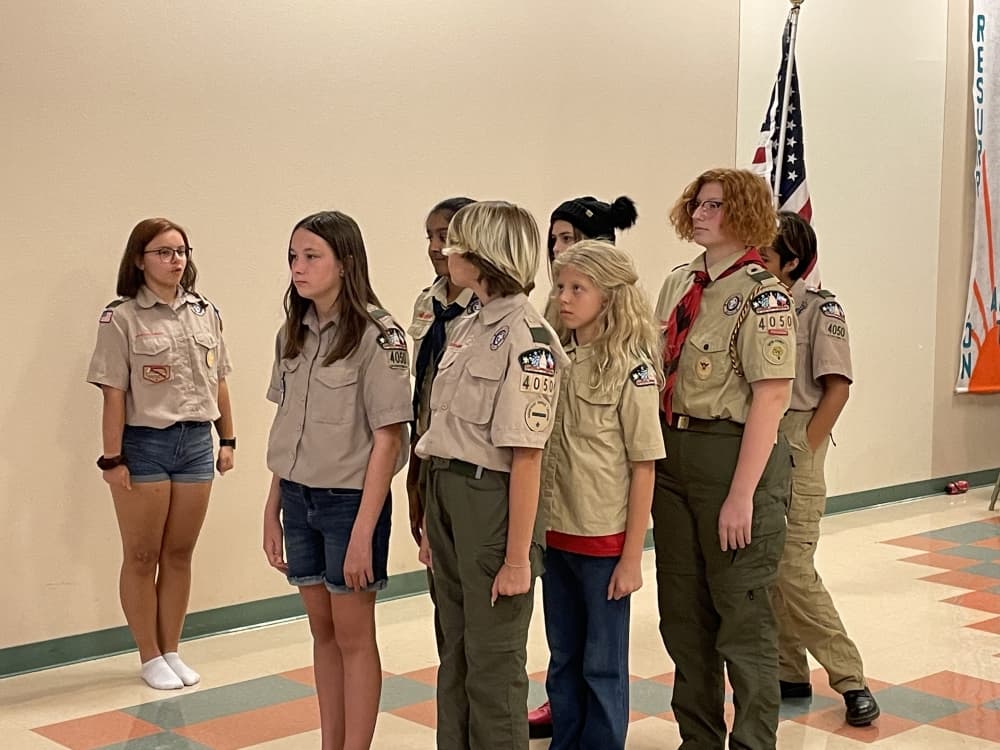 San Gabriel District’s first all-girl Boy Scouts troop fosters leadership skills in Georgetown