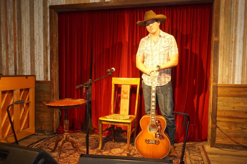 Owner of the Redbird Listening Room and country artist Dallas Burrow. (Sierra Martin/Community Impact)