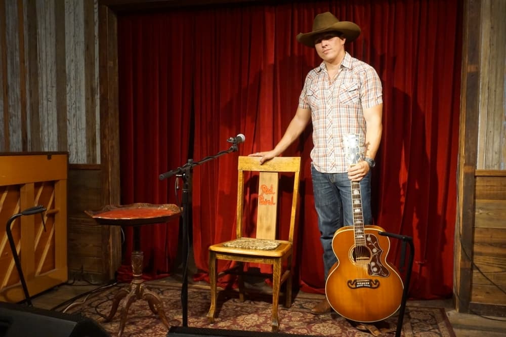
Dallas Burrow is the owner of the Redbird Listening Room and a country artist. 
(Photos by Sierra Martin/Community Impact)