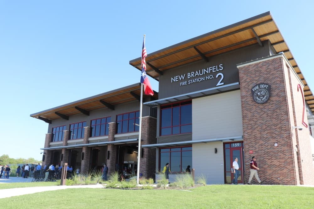New Braunfels leadership, fire department celebrate completion of Fire Station No. 2