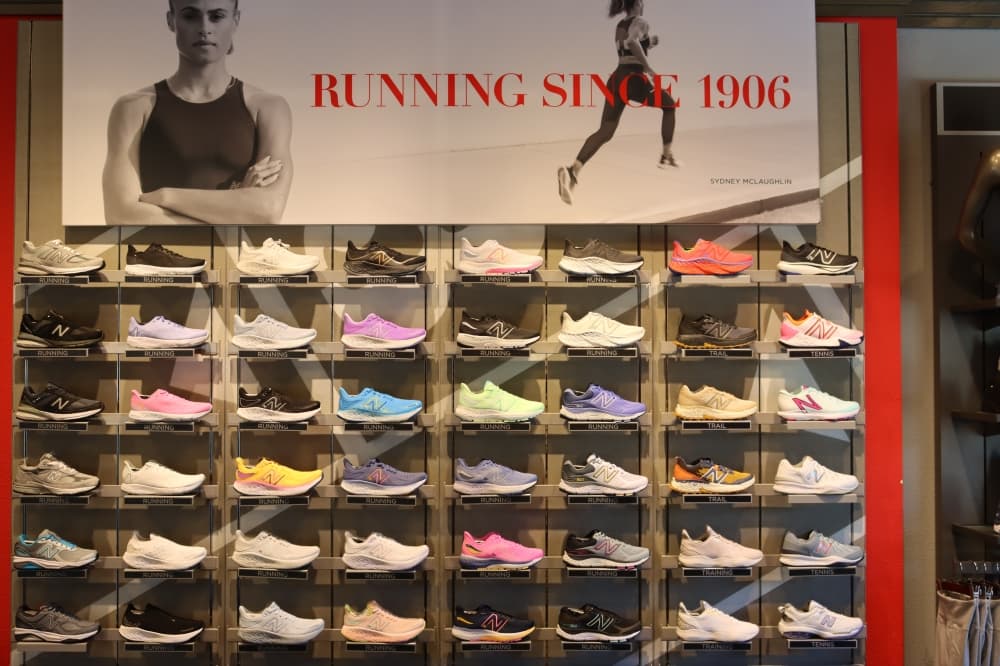 James and Lisa Liberis' family-owned and operated New Balance stores offer a variety of footwear styles as well as athletic apparel.