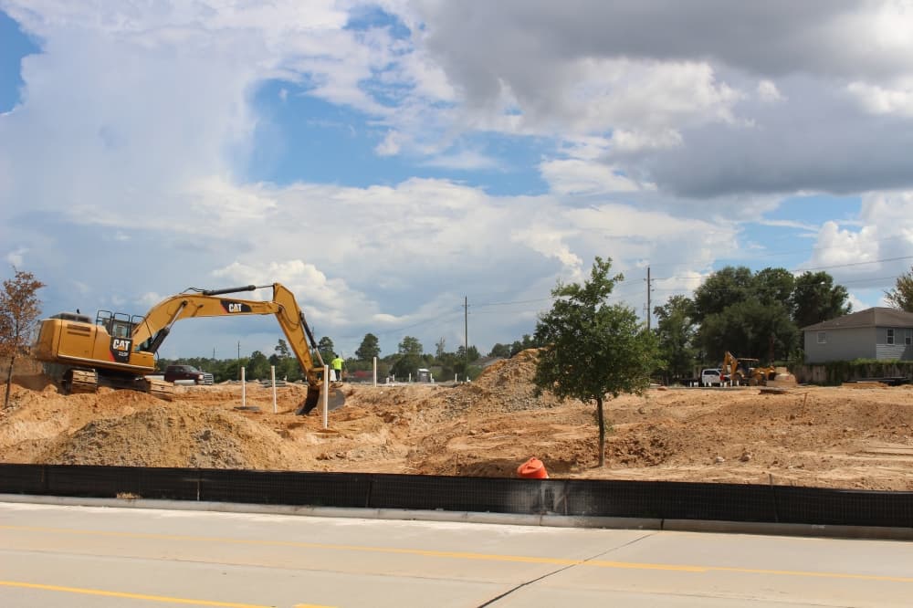 Kids in Action under construction near Holcomb Family YMCA in Spring