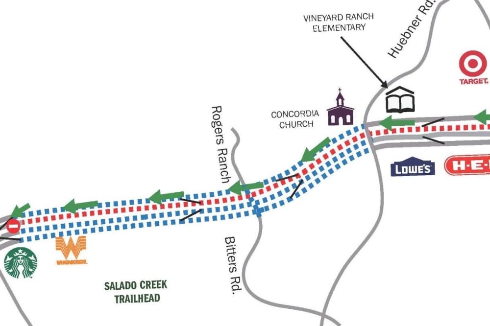 Part of Loop 1604 in north San Antonio closes weeknights for road work