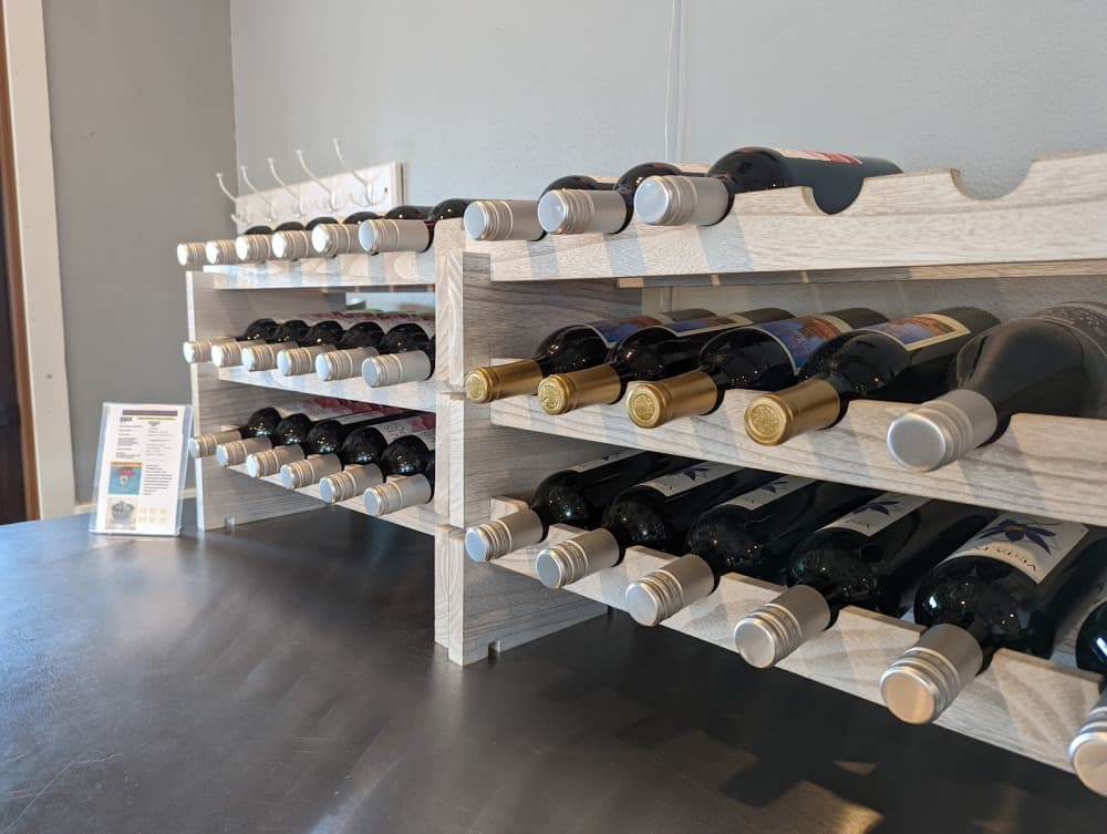 Baris has a selection of wines available. (Carson Ganong/Community Impact)