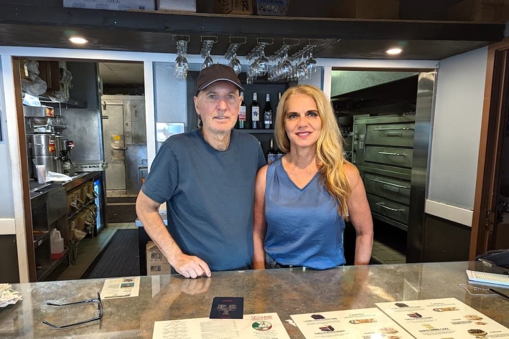 Tony and Cheryl Bardhi lived in New York City before moving to Pflugerville and opening Baris in 1997. (Carson Ganong/Community Impact)