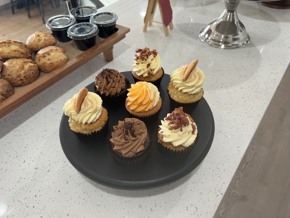 Cupcakes are one of the many types of treats offered at The Sweet Cupfé. (Zacharia Washington/Community Impact) 