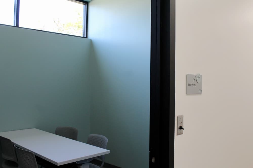 Room with table and chairs