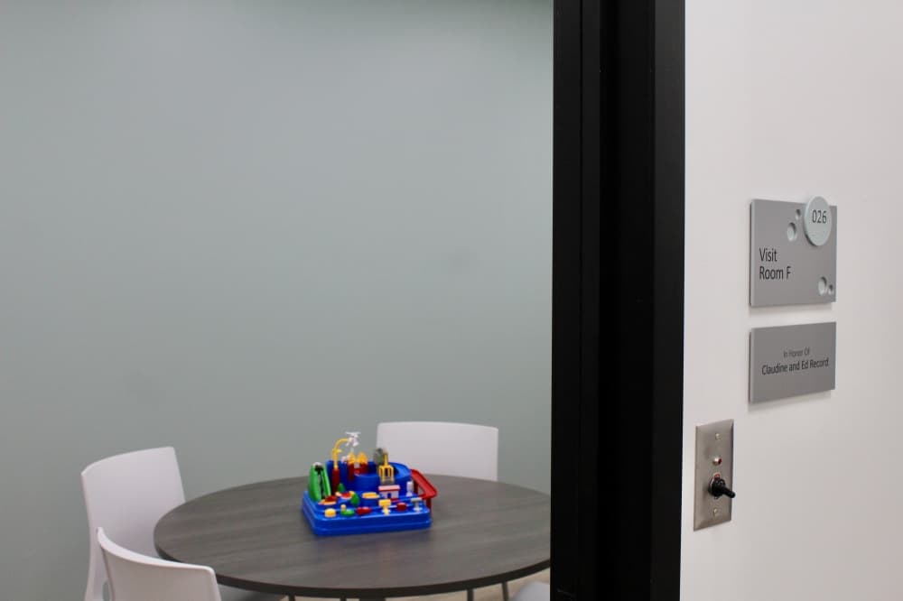 Room with table and toy