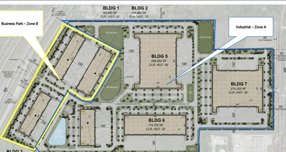 Georgetown City Council approves first readings of two business park developments